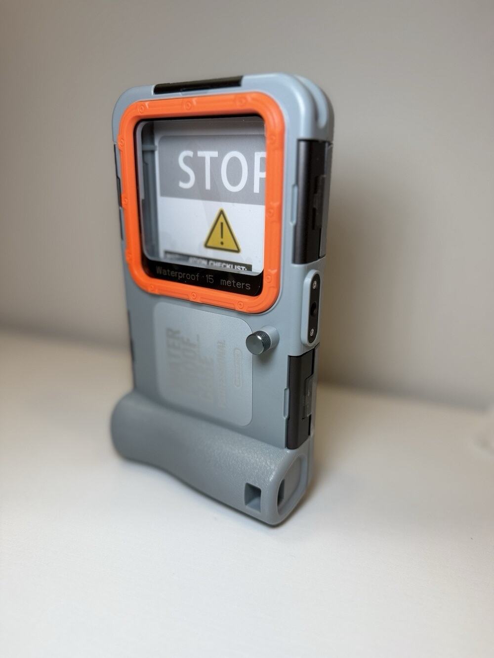 SHELLBOX Shellbox 2nd Pro Generation Waterproof Case 15 m Gray/Orange